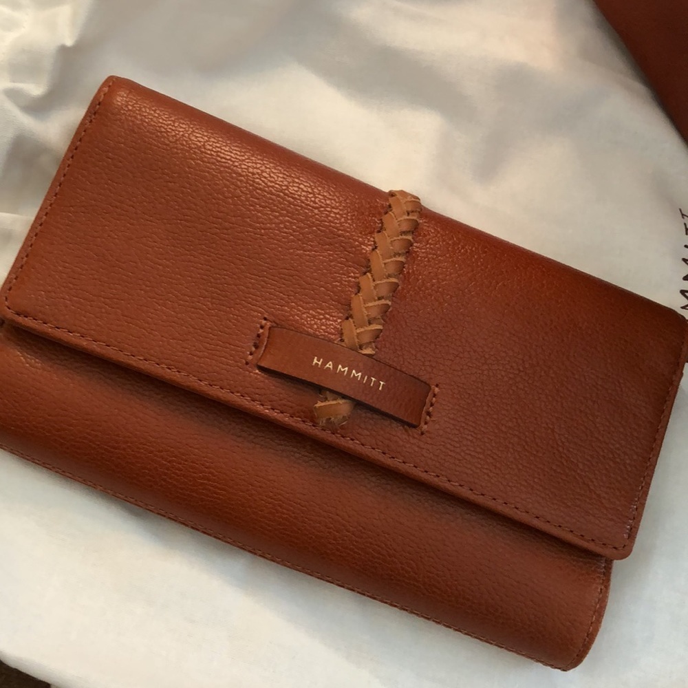 HAMMITT BENJAMIN WALLET in Manzanita** Tan NWT